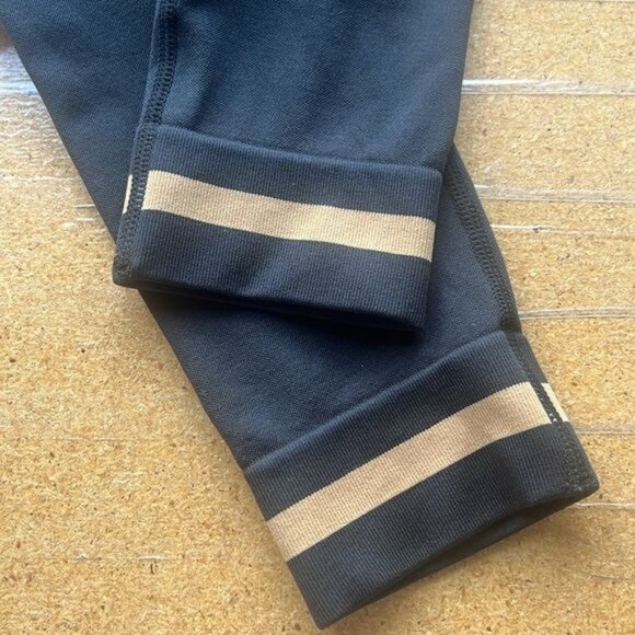 The Upside Womens High-Rise Full-Length Leggings Black Size S Gold Stripe Accent - Picture 7 of 9